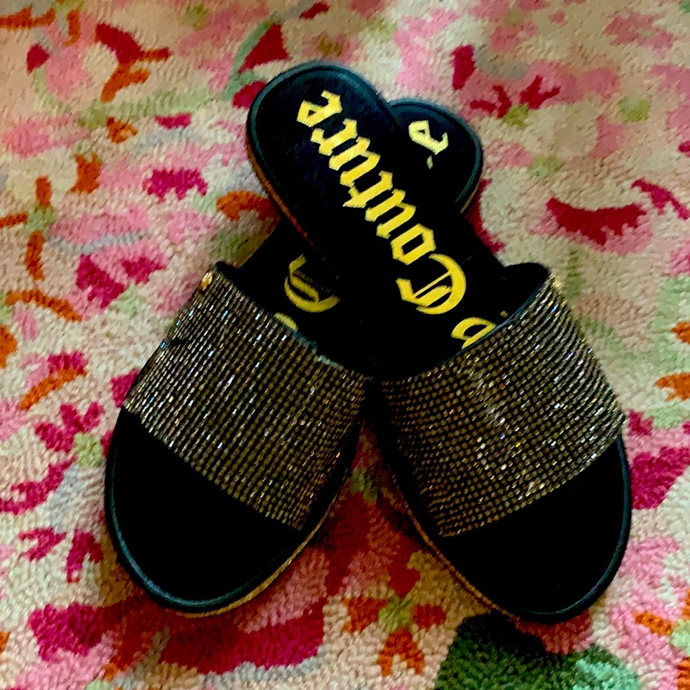 Juicy Couture Sparkle sandals size 8